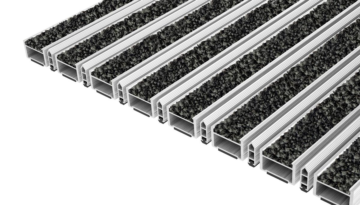 Tapis D'entrée Top Clean Top Clean Robust 22 Avec Pulse Insert Et Grattoir