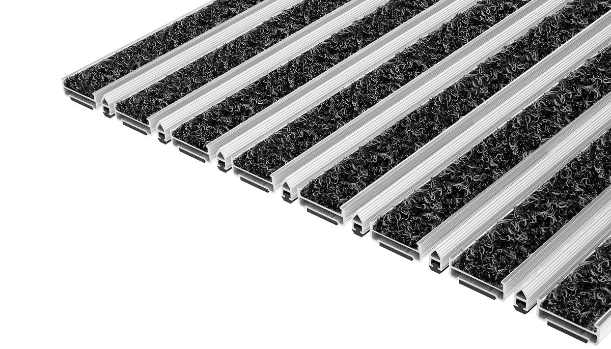 Tapis D'entrée Top Clean Top Clean Classic 10 Avec Wave Insert Et Grattoir